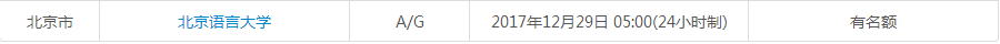 雅思考試報名時間及考點